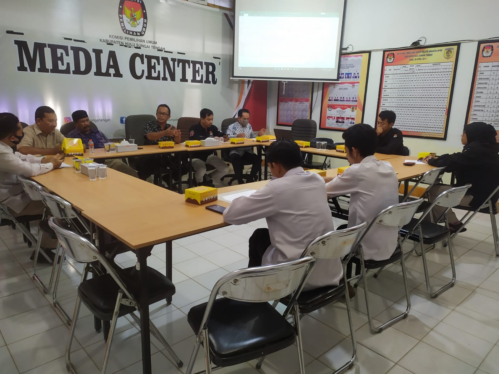 Foto Rapat Koordinasi Rekapitulasi DPB Peride Juli Tahun 2022